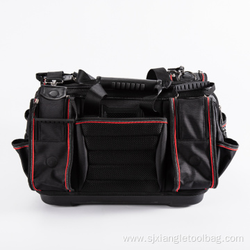 Open-top pvc bottom tool bag